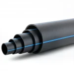 مواسير بلاستيك HDPE ضغط  8 بار [PE 80] قطر خارجي 315 مم  SDR 17  لون اسود مع خط ازرق | مصنع المنى