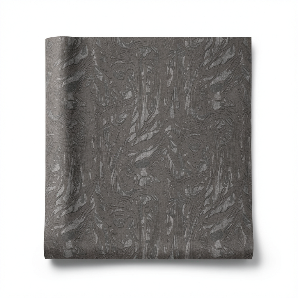 Wall Decoration Patterned Design 10 m x 1.06 m Dark Beige