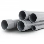 UPVC Pipes Plasco Brand Nominal Pressure 6 Bar Outside Diameter 63 mm Thickness 1.9 mm Gray Colour