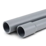 UPVC Pipes Schedule 40 Size 1 Inch Thickness 0.38 mm Gray