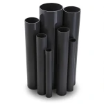 مواسير UPVC مقاس 8 إنش سمك 12.90 مم ضغط 17.2 بار لون اسود