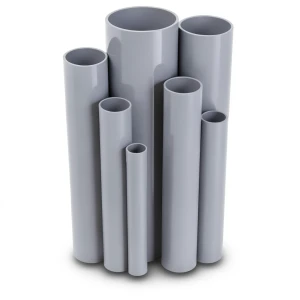UPVC Pipes Nominal Pressure 12 Bar Outside Diameter 21.2 mm Thickness 1.5 mm Gray