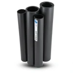 أنابيب HDPE PE 100 ضغط 10 بار قطر خارجي 140 مم سمك 8.3 مم لون أسود | نيبروبلاست