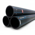 مواسير HDPE نيبروبلاست PE 100 ضغط 12.5 بار قطر خارجي 630 مم سمك 46.3 مم لون اسود
