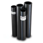 أنابيب HDPE نيبروبلاست PE 100 ضغط 10 بار قطر خارجي 160 مم سمك 9.5 مم لون أسود | نيبروبلاست