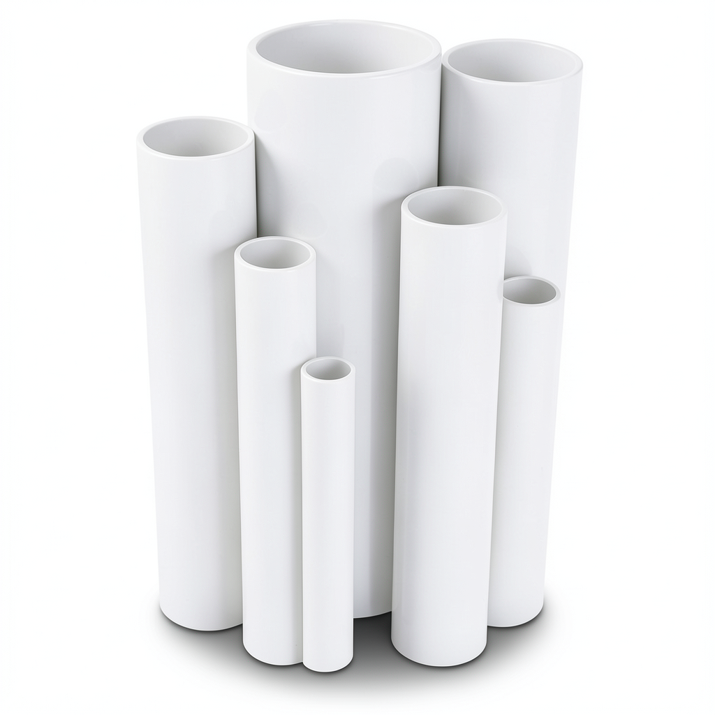 UPVC Pipes Nominal Pressure 12 Bar Outside Diameter 21.5 mm Thickness 1.7 mm White