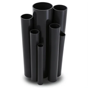 UPVC Pipes 15 Bar Pressure 21.2 mm OD 1.7 mm Thickness Black