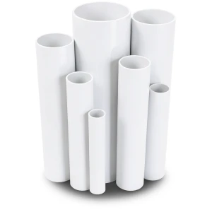 مواسير UPVC ضغط 15 بار قطر خارجي 21.5 مم سمك 2.1 مم لون أبيض