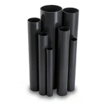 مواسير UPVC ضغط اسمي 15 بار قطر خارجي 21.5 مم سمك 2.1 مم لون اسود