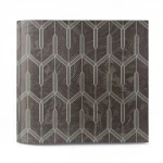 Modern Italian wallpaper, dark brown color, length 10 m, width 0.73 m, model 44846