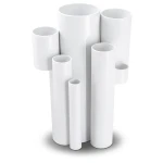 مواسير UPVC ضغط 32 بار قطر خارجي 21.2 مم سمك 2.8 مم لون أبيض
