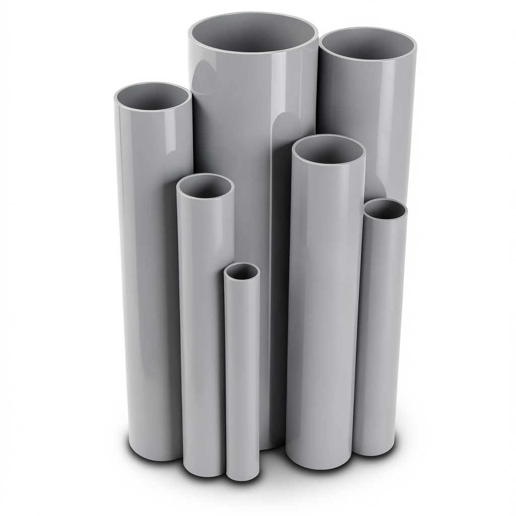 UPVC Pipes Pressure 32 Bar Outside Diameter 21.2 mm Thickness 2.8 mm Gray