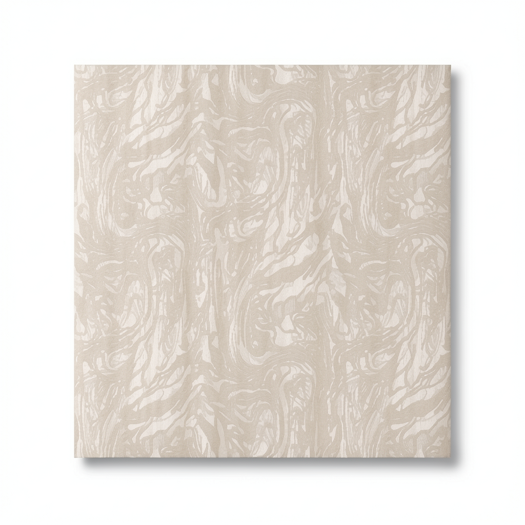 Wall Decoration Patterned Design 10 m x 1.06 m Beige, Model 44407