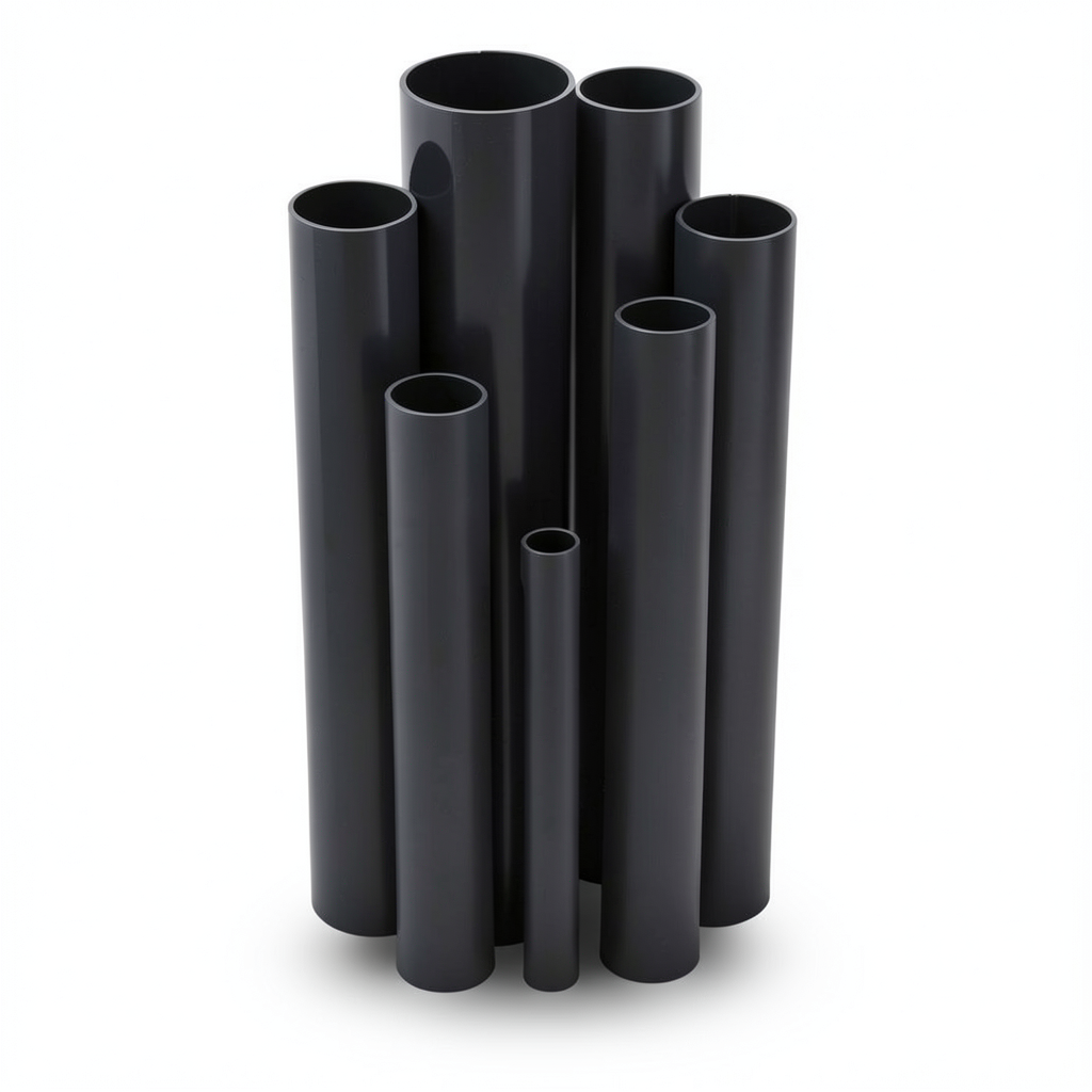 مواسير UPVC ضغط 32 بار قطر خارجي 21.5 مم سمك 3.3 مم لون اسود