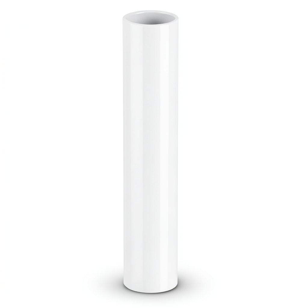 مواسير UPVC ضغط 45 بار قطر خارجي 21.2 مم سمك 3.7 مم لون أبيض