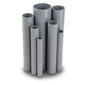 UPVC Pipes Pressure 45 Bar Outside Diameter 21.2 mm Thickness 3.7 mm Gray