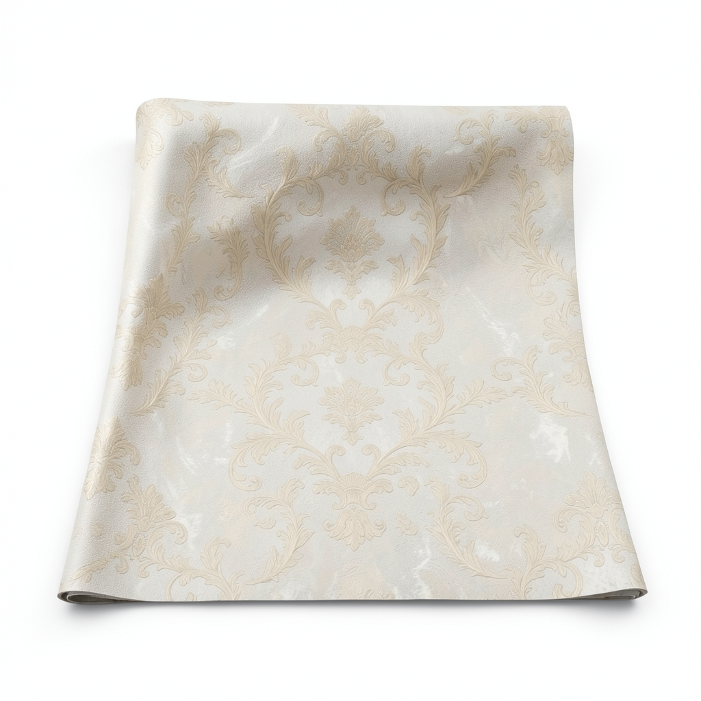 Italian Classic Wallpaper 10m x 1.06m Light Beige, Model 83602