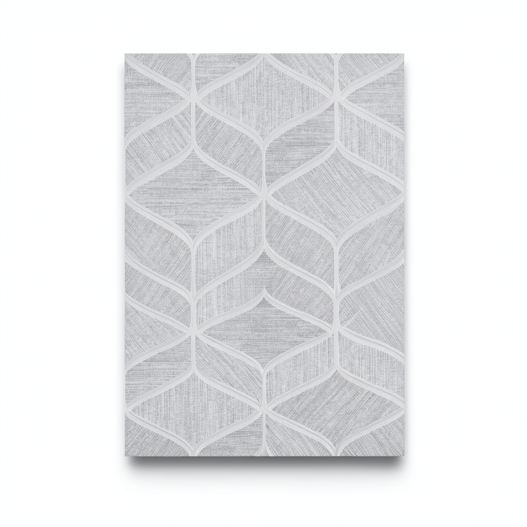 Italian Wall Decoration 10m x 0.53m Pale Grey, Model 63031