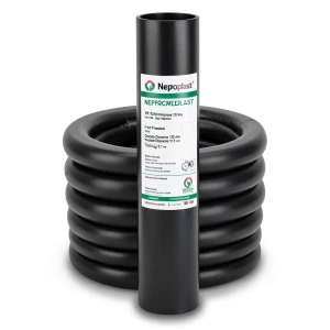 Neproplast HDPE Pipes PE 100 Pressure 10 Bar Outside Diameter 315 mm Thickness 18.7 mm Black | NEPROPLAST