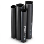 HDPE Pipes PE 100 Pressure 10 Bar Outside Diameter 400 mm Thickness 23.7 mm Black | NEPROPLAST
