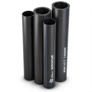 أنابيب HDPE PE 100 ضغط 10 بار قطر خارجي 400 مم سمك 23.7 مم لون أسود | نيبروبلاست