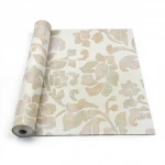 Italian Wall Covering, size 10m x 0.53m, Beige Color, Model 6213