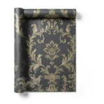 Italian Classic Wallpaper 10m x 1.06m Dark Gray, Model 83611
