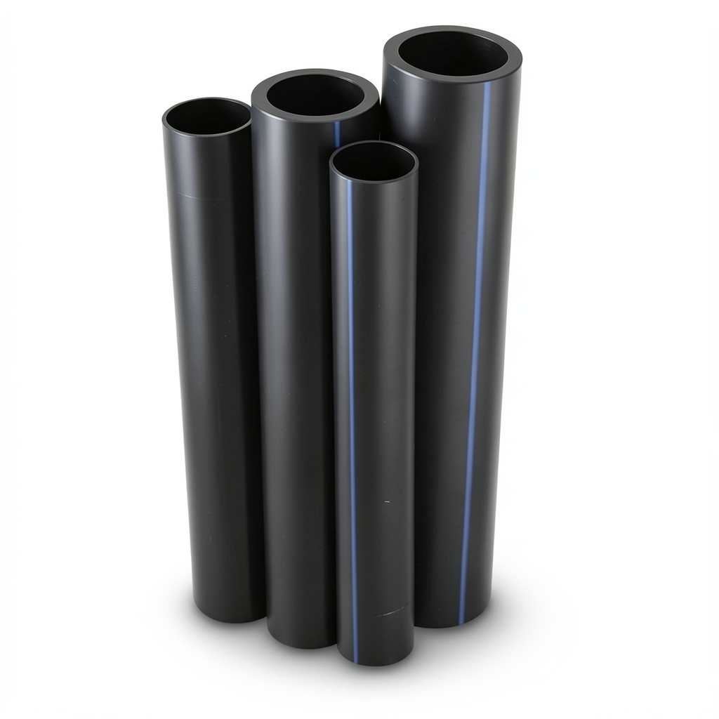 أنابيب HDPE PE 100 ضغط 10 بار قطر خارجي 450 مم سمك 26.7 مم لون اسود | نيبروبلاست
