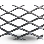 Hot Rolled (Black) Steel Expanded Metal Mesh   Thickness 2.3 mm Width 2.44  M Length 3 M | Bait Al Tatawor Company