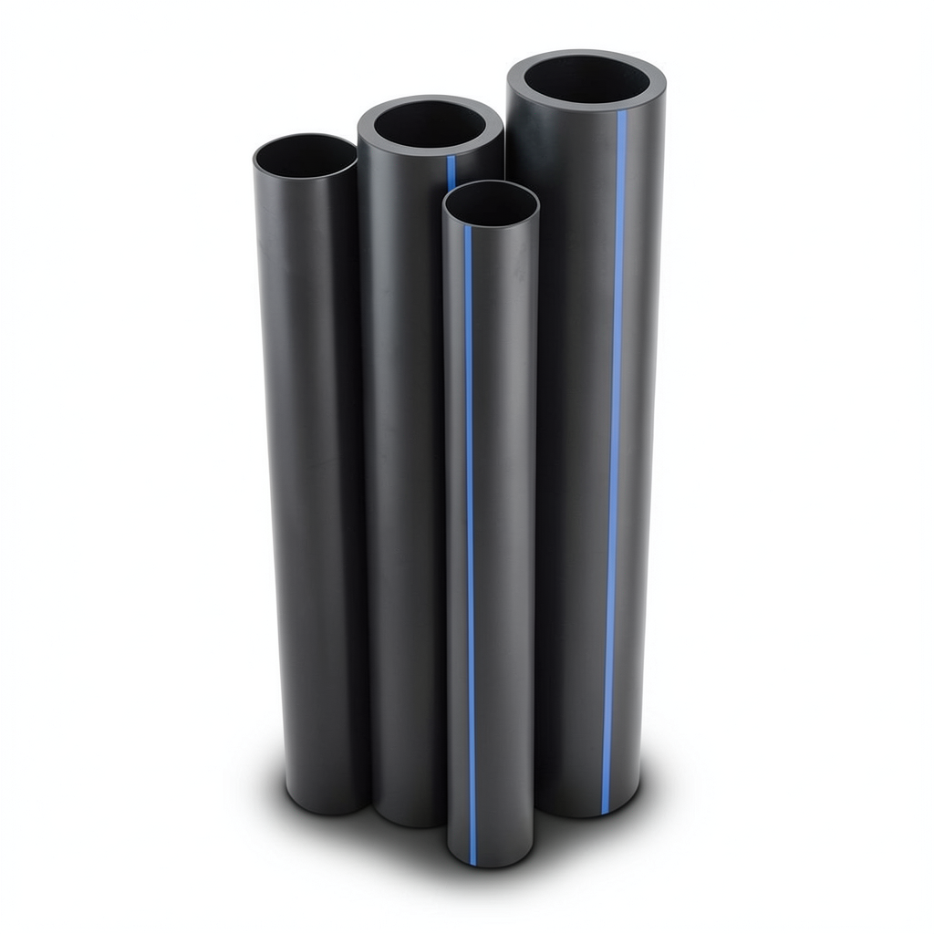 HDPE Pipes PE 100 Pressure 10 Bar Outside Diameter 500 mm Thickness 29.7 mm Black | NEPROPLAST