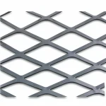 Hot Rolled (Black) Steel Expanded Metal Mesh   Thickness 1.7 mm Width 2.44  M Length 7 meter | Bait Al Tatawor Company