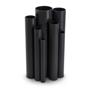 UPVC Pipes 8 Inch Size 12.90 mm Thickness 17.2 Bar Pressure Black