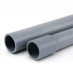 مواسير UPVC لانظمة الصرف الصحي الوطني ضغط 10 بار  قطر خارجي 160 مم سمك 6.2 مم لون رمادي