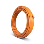 لفة أنابيب بلاستيك HDPE ضغط 6 بار [PE 100] قطر خارجي 125 مم سماكة 7.1 مم لون برتقالي