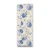 Floral Wall Decoration 10m x 0.53m Beige with Blue, Model 448818 - Image 1