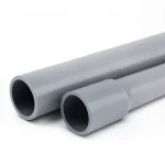 انابيب UPVC لانظمة الصرف الصحي الوطني ضغط 10 بار  قطر خارجي 180 مم سمك 6.9 مم لون رمادي