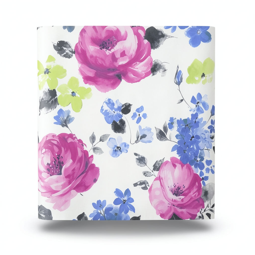 German Floral Wallpaper 10m x 0.53m Multicolor, Model 448825