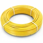 أنابيب HDPE نيبروبلاست PE 100 ضغط 6 بار قطر خارجي 50 مم سمك 1.9 مم لون أصفر 
