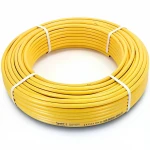 أنابيب HDPE نيبروبلاست PE 100 ضغط 6 بار قطر خارجي 63 مم سمك 2.3 مم لون أصفر 