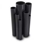 مواسير UPVC ضغط 12 بار قطر خارجي 21.5 مم سمك 1.7 مم لون اسود
