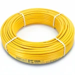 أنابيب HDPE نيبروبلاست PE 100 ضغط 6 بار قطر خارجي 110 مم سمك 4.0 مم لون أصفر 