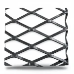 Hot Rolled (Black) Steel Expanded Metal Mesh   Thickness 3 mm Width 2.44  meter Length 1 meter | Bait Al Tatawor Company