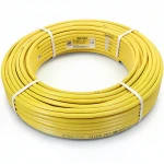 أنابيب HDPE نيبروبلاست PE 100 ضغط 6 بار قطر خارجي 125 مم سمك 4.5 مم لون أصفر 