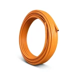 لفة أنابيب بلاستيك HDPE ضغط 6 بار [PE 100] قطر خارجي 125 مم سماكة 7.1 مم لون برتقالي