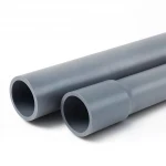 انابيب UPVC لانظمة الصرف الصحي الوطني ضغط 12.5 بار  قطر خارجي 160 مم سمك 7.7 مم لون رمادي