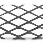 Hot Rolled (Black) Steel Expanded Metal Mesh   Thickness 2 mm Width 2.44  meter Length 6 meter | Bait Al Tatawor Company