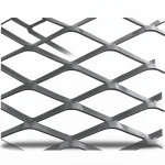 Hot Rolled (Black) Steel Expanded Metal Mesh   Thickness 1.2 mm Width 2.44  M Length 7 meter | Bait Al Tatawor Company
