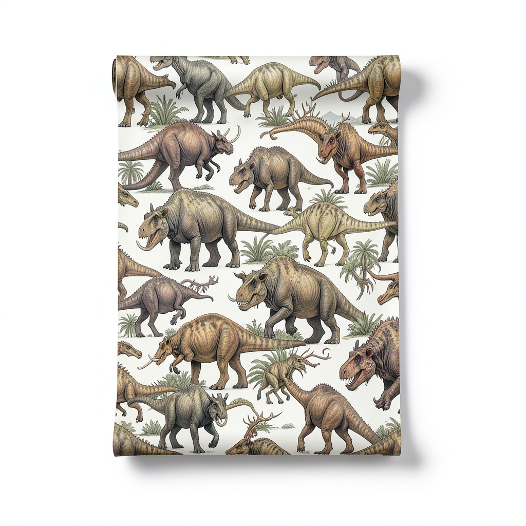 Lost Worlds Prehistoric Mural Wallpaper