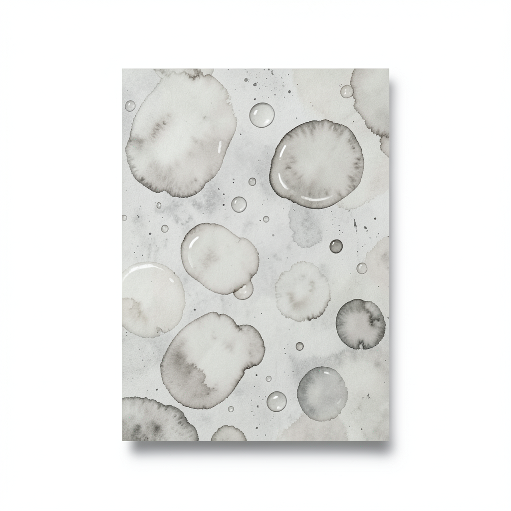Translucence Naturale Watercolor Concrete Wallpaper