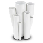 مواسير UPVC ضغط 32 بار قطر خارجي 21.2 مم سمك 2.8 مم لون أبيض